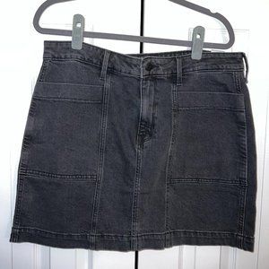 Old Navy Black Denim Skirt